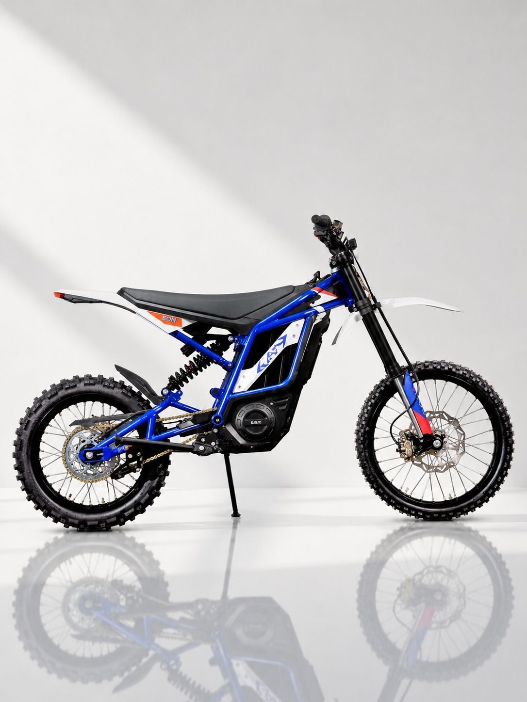 Claw Eon Ultra - Blue electric dirt bike main product view at Rider Outlets