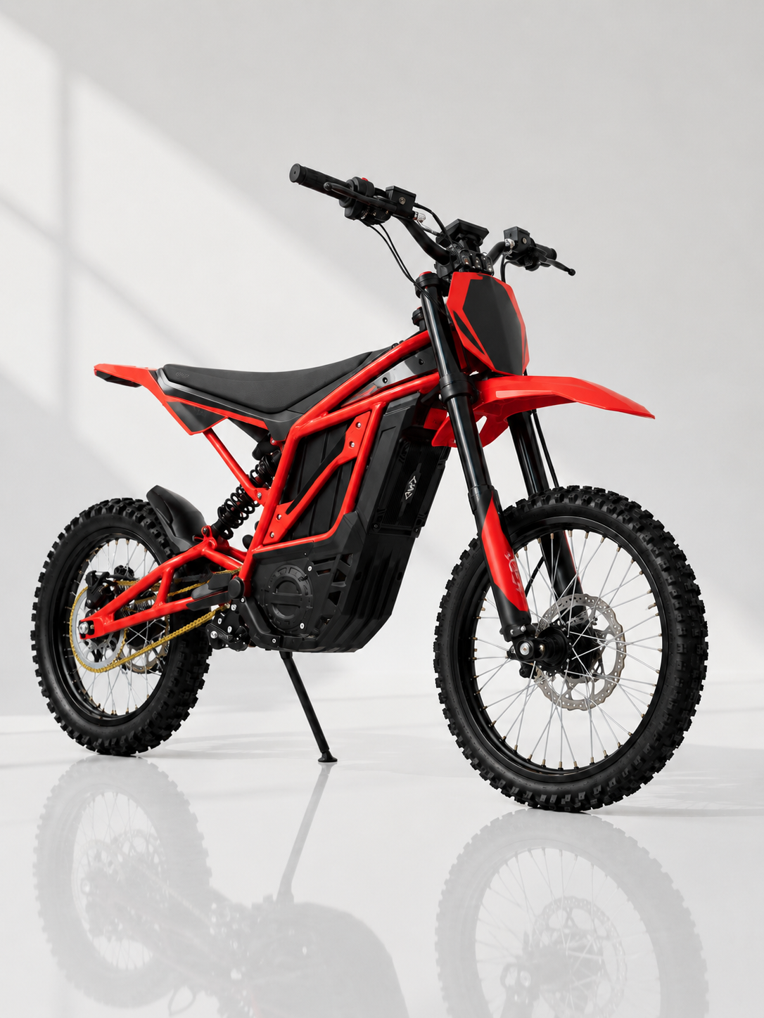 Claw Eon Standard - Red electric dirt bike alternate product angle at Rider Outlets