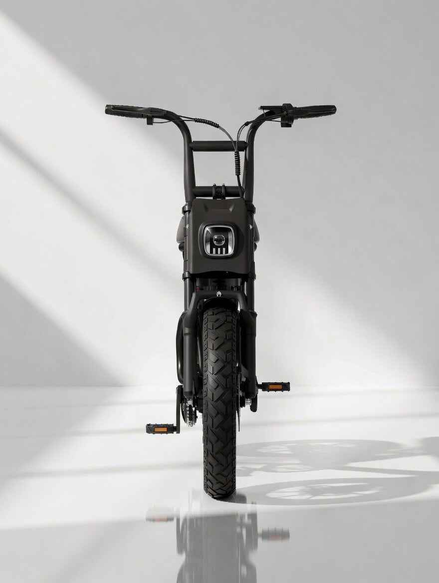 MEELOD T16 Black electric bike front view
