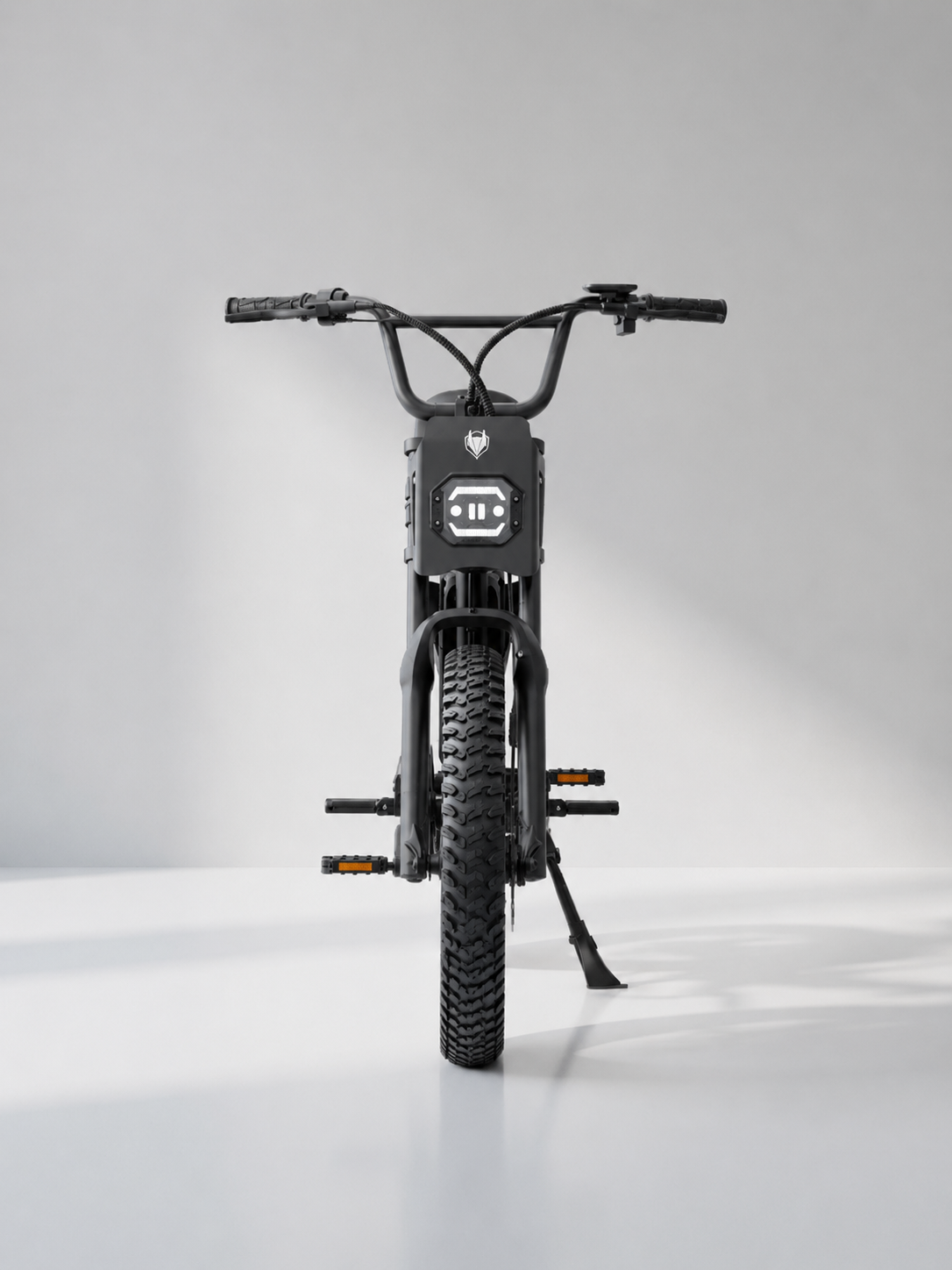 MacFox X1S Black electric bike front view