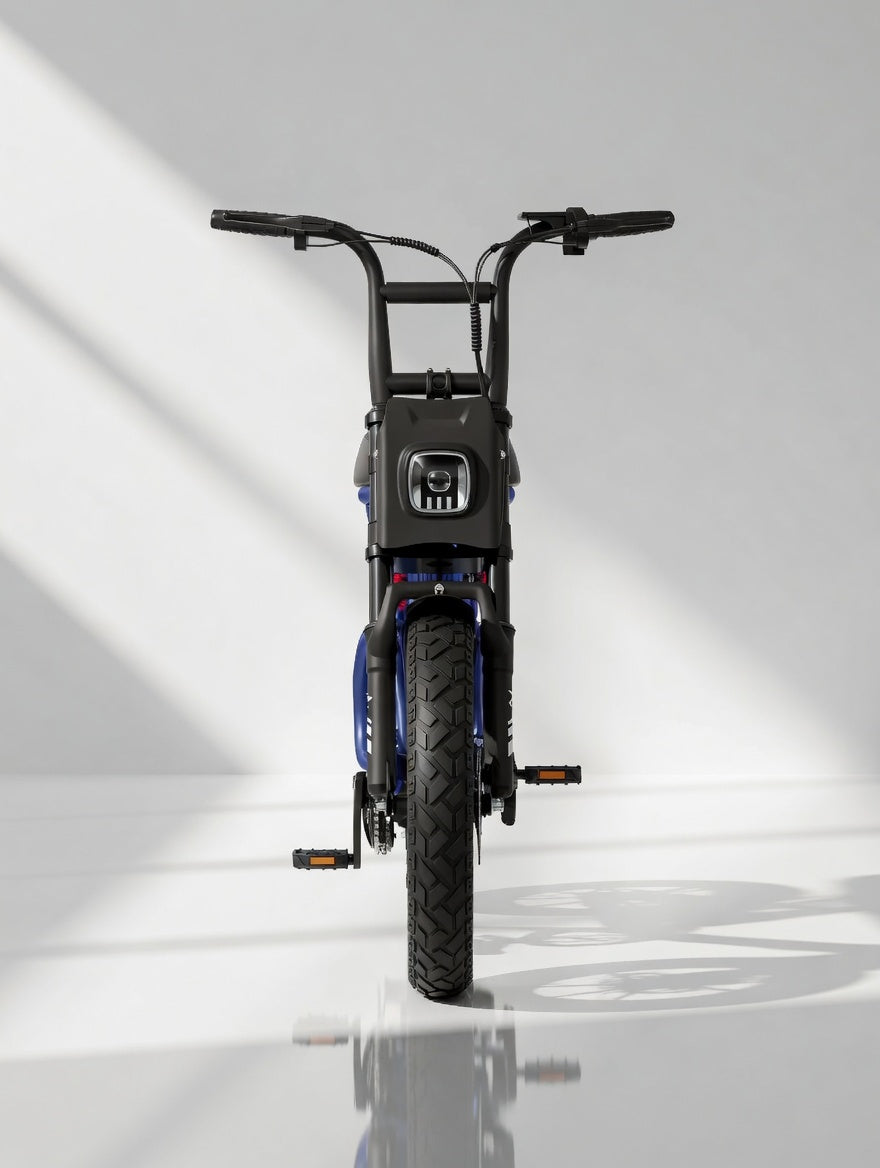 MEELOD T16 Blue electric bike front view