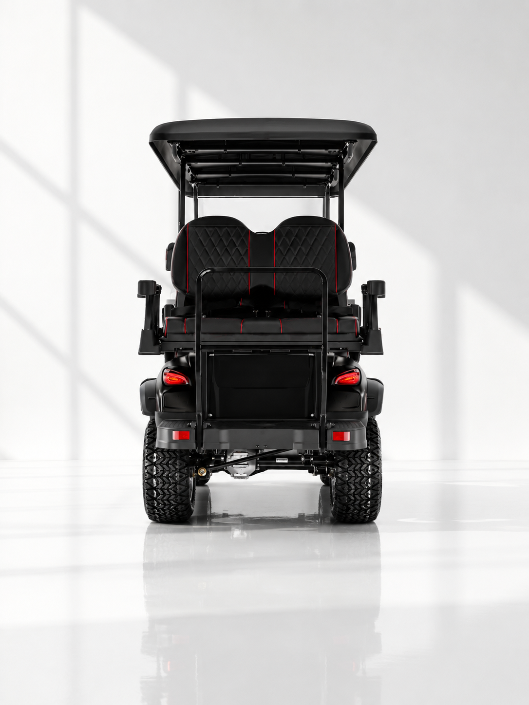 Kandi Kruiser 4P - Black electric golf cart additional product detail view at Rider Outlets