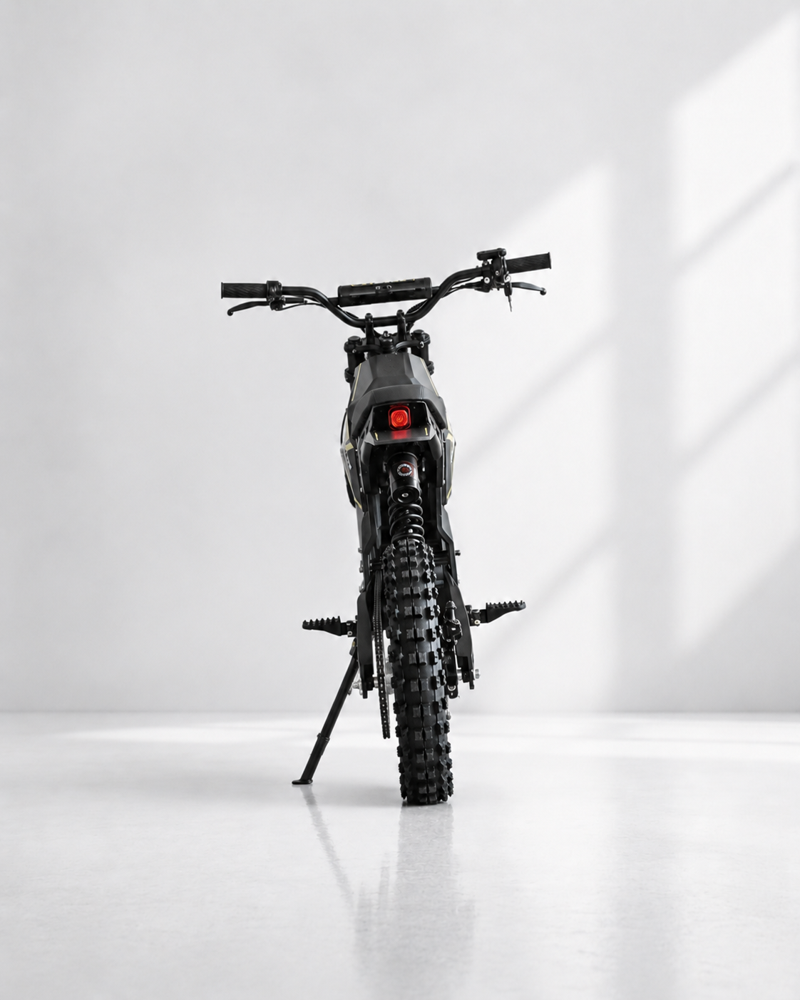 Guimotor G1 Black electric dirt bike rear view