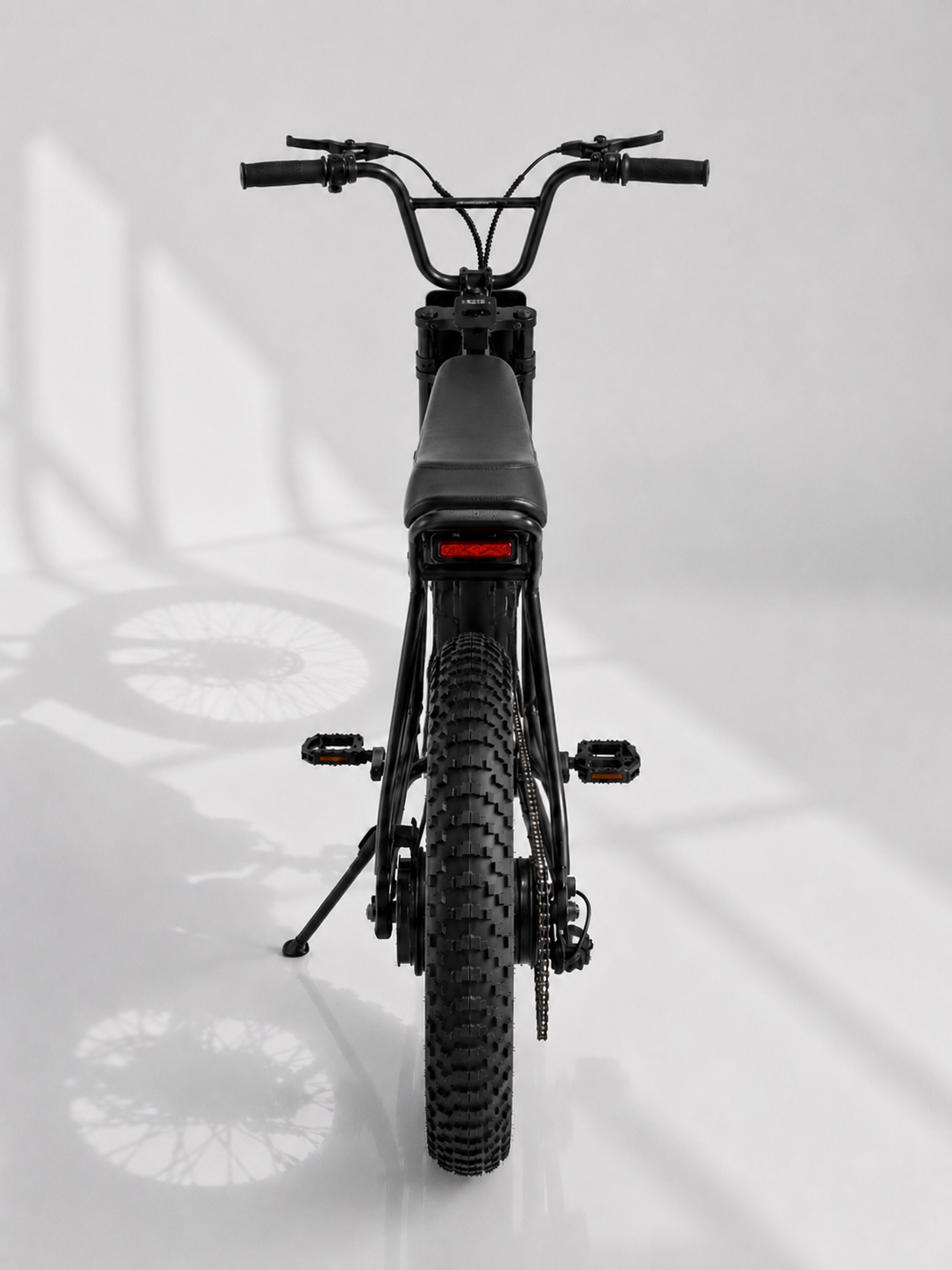 MacFox X1S Black electric bike rear view